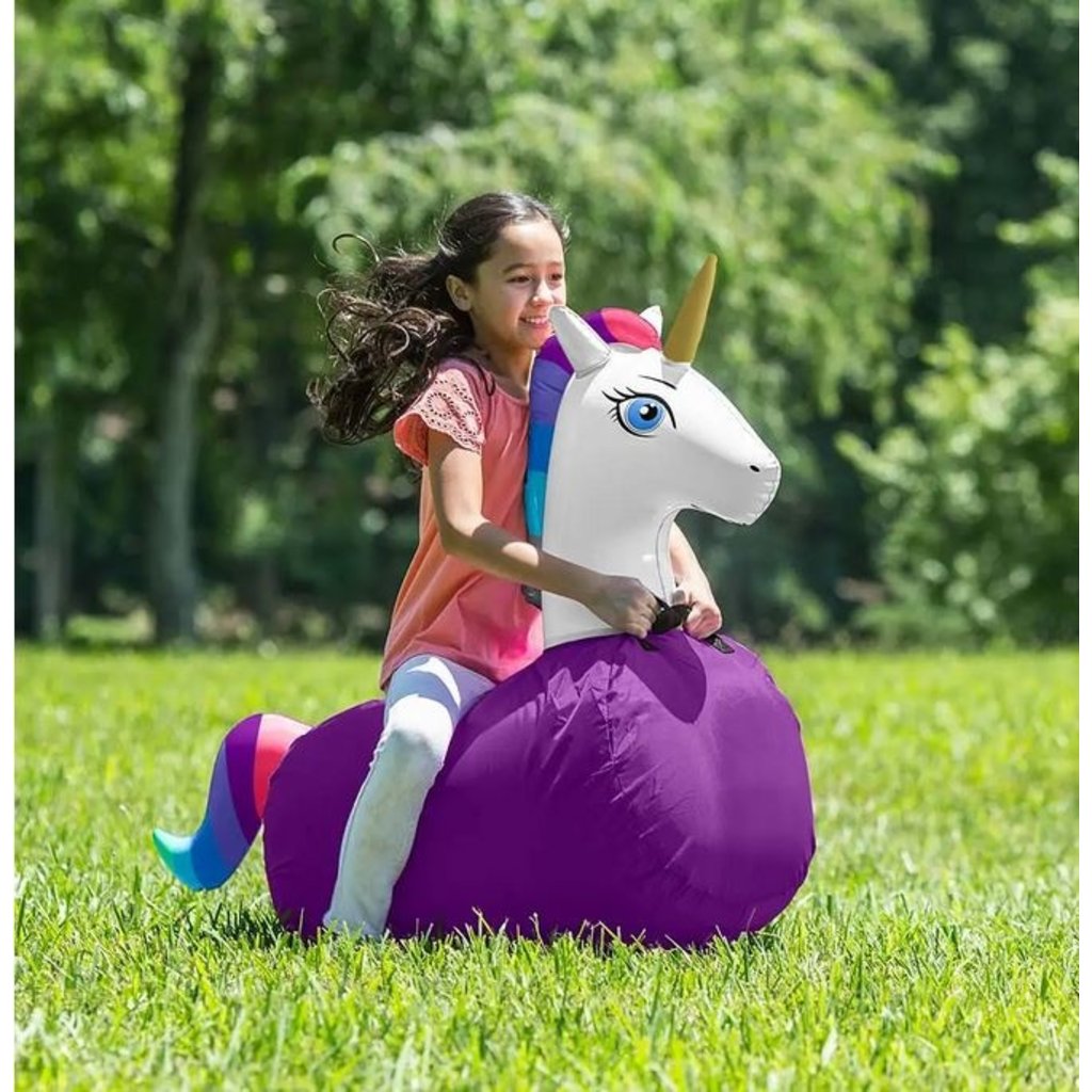 HEARTHSONG / EVERGREEN HOP  'N  GO INFLATABLES UNICORN