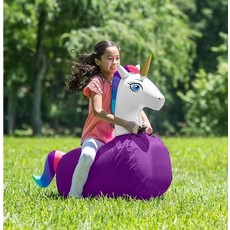 HEARTHSONG / EVERGREEN HOP  'N  GO INFLATABLES UNICORN