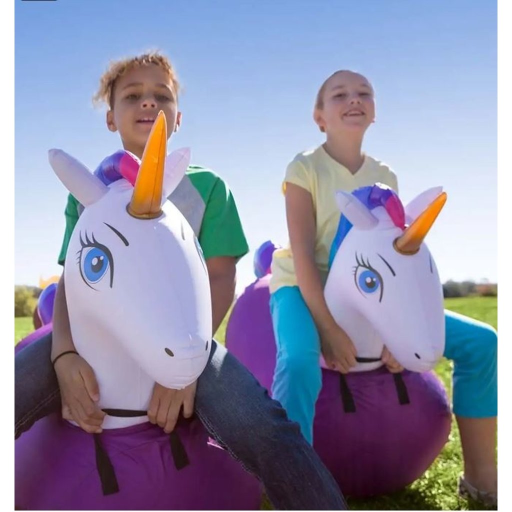 HEARTHSONG / EVERGREEN HOP  'N  GO INFLATABLES UNICORN