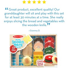 MELISSA AND DOUG SANDWICH MAKING SET