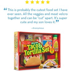 MELISSA AND DOUG FILL & FOLD TACO & TORTILLA SET