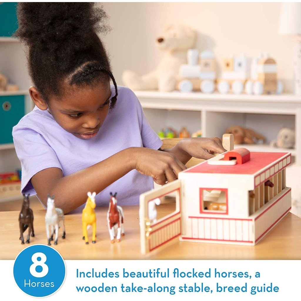 MELISSA AND DOUG TAKE ALONG SHOW HORSE STABLE