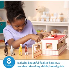 MELISSA AND DOUG TAKE ALONG SHOW HORSE STABLE