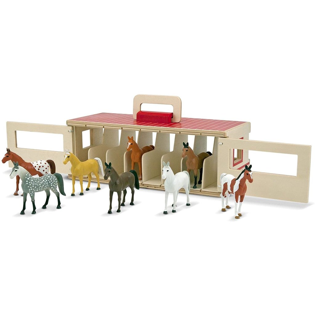 MELISSA AND DOUG TAKE ALONG SHOW HORSE STABLE