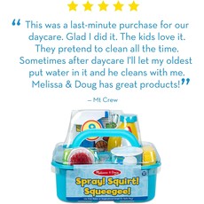 MELISSA AND DOUG SPRAY, SQUIRT & SQUEEGEE