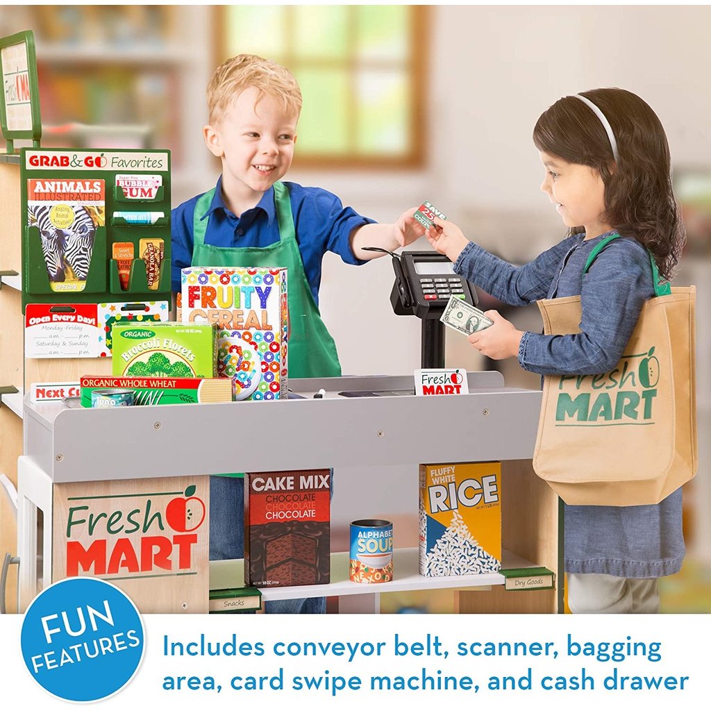 MELISSA AND DOUG FRESH MART GROCERY STORE