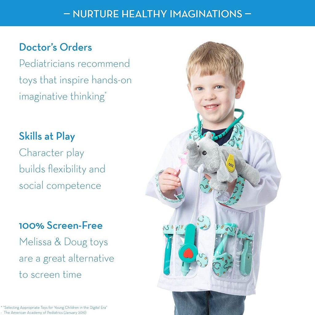 Melissa and Doug Doctor Costume Set