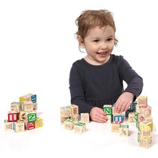 MELISSA AND DOUG WOODEN ABC & 123 BLOCKS