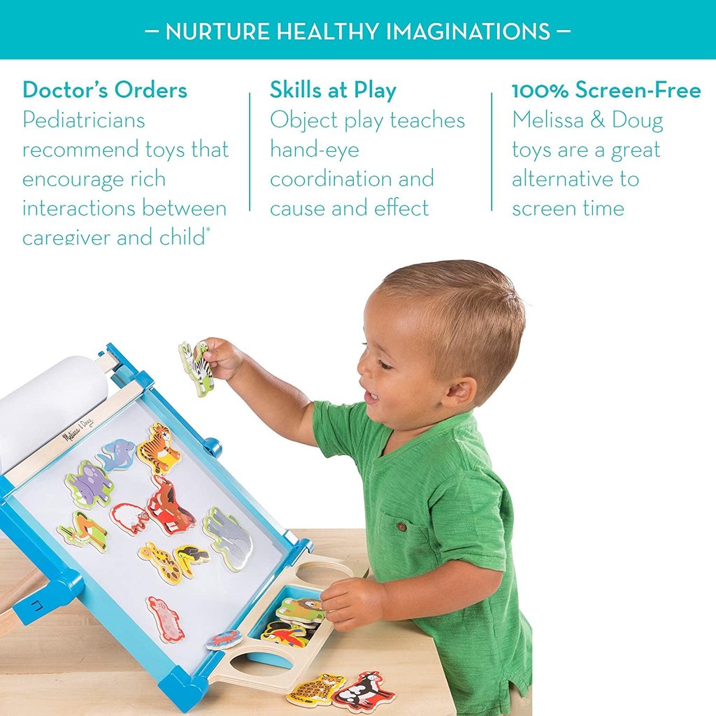 Knowledge Tree  Melissa And Doug Double-sided Magnetic Tabletop Easel