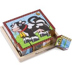 MELISSA AND DOUG FARM CUBE PUZZLE