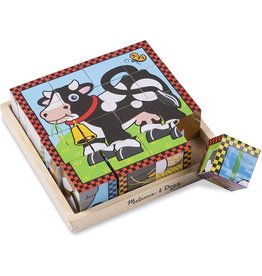 MELISSA AND DOUG FARM CUBE PUZZLE