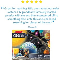 MELISSA AND DOUG SOLAR SYSTEM 48 PIECE FLOOR PUZZLE