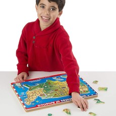 MELISSA AND DOUG USA MAP SOUND PUZZLE