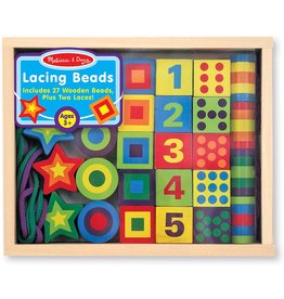 MELISSA AND DOUG LACING BEADS IN A BOX