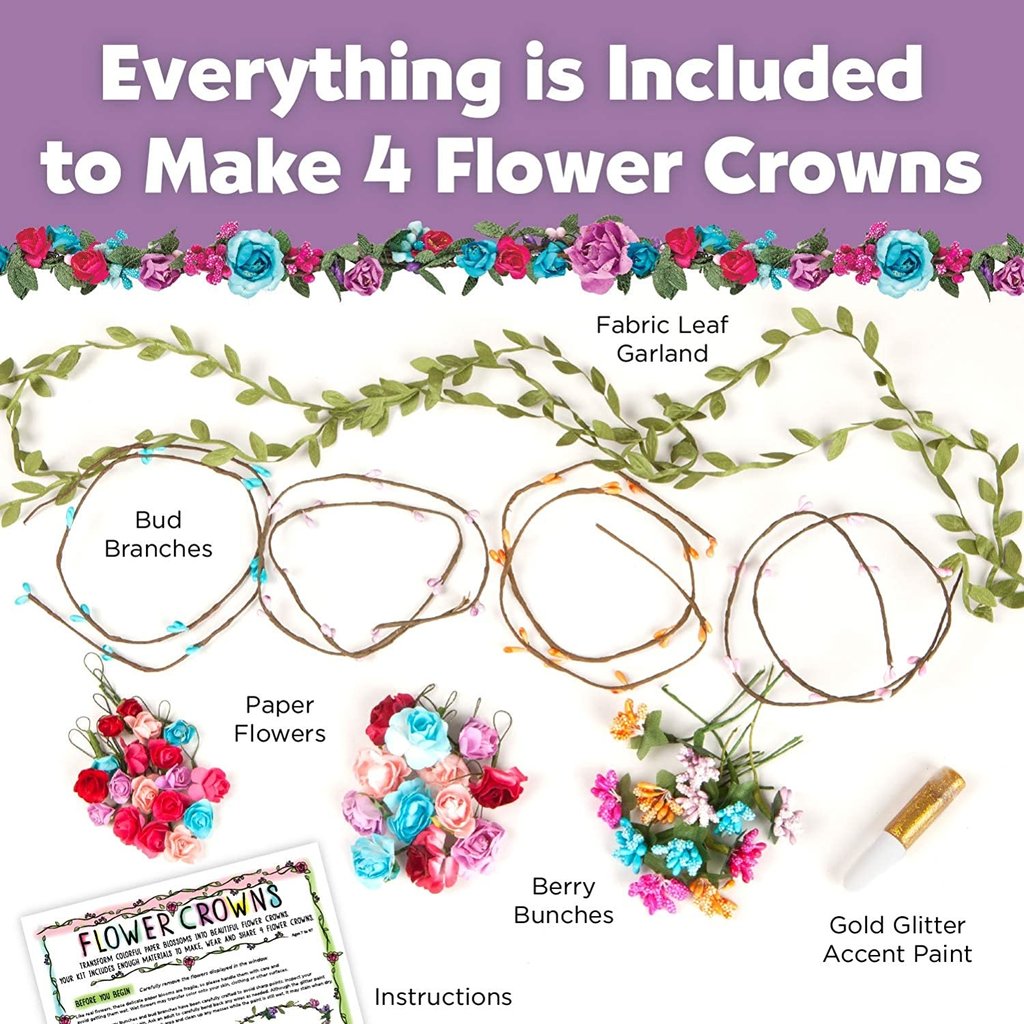 CREATIVITY FOR KIDS FLOWER CROWNS