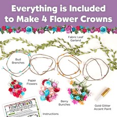 CREATIVITY FOR KIDS FLOWER CROWNS