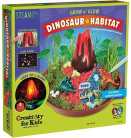 CREATIVITY FOR KIDS GROW N GLOW DINOSAUR HABITAT