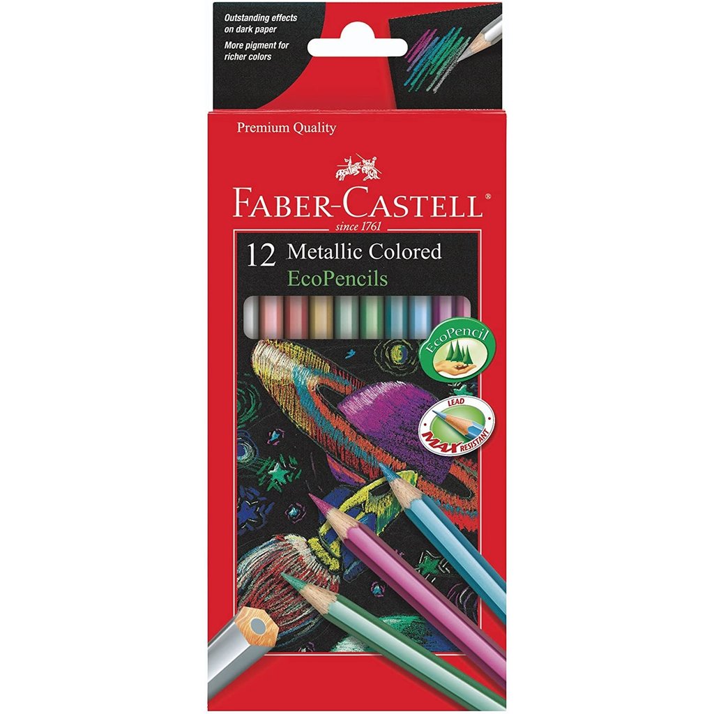 FABER CASTELL METALLIC COLORED ECOPENCILS*