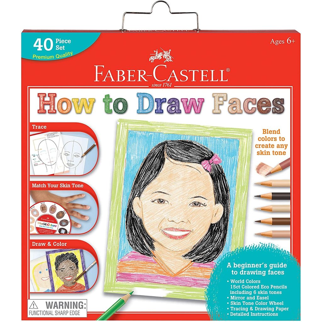 FABER CASTELL HOW TO DRAW FACES