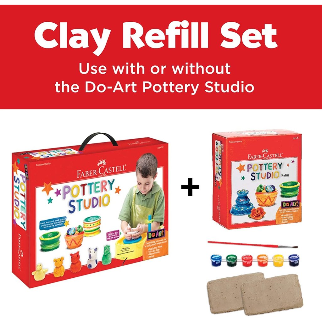 Faber-Castell Pottery Studio- Child Art Activity for Boys and Girls 