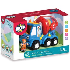 WOW TOYS USA MIX N FIX MIKE CEMENT MIXER