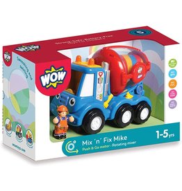 WOW TOYS USA MIX N FIX MIKE CEMENT MIXER