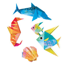 DJECO Origami Paper Craft Kit -- Shivers - The Happy Lark