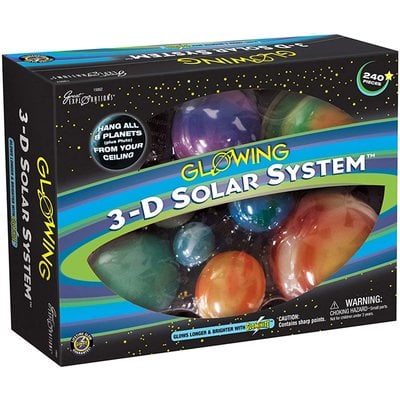 UNIVERSITY GAMES GLOWING 3D SOLAR SYSTEM