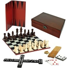 WOOD EXPRESSIONS 7 IN 1 COMBINATION GAME SET