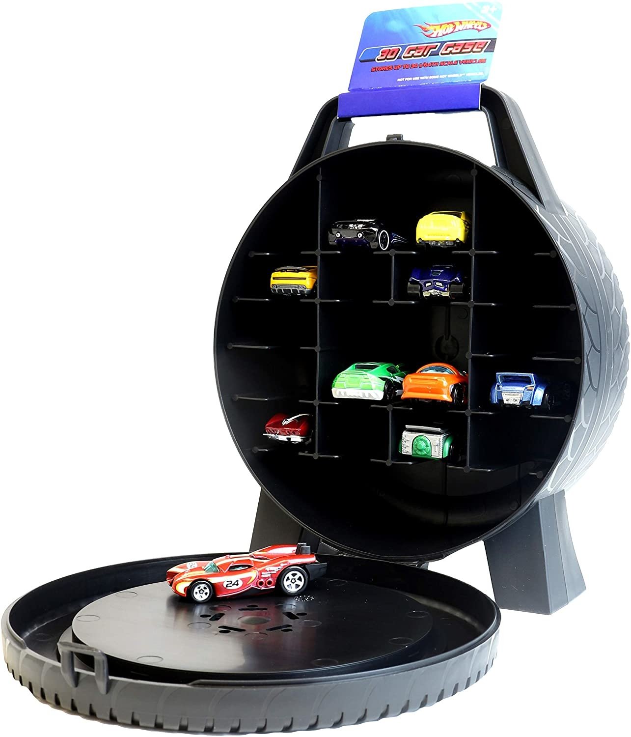 Tara Toys Hot Wheels 48- Car storage Case With Easy Grip Carrying