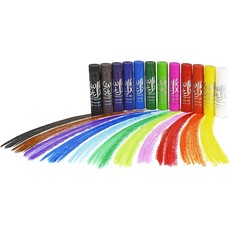 PENCIL GRIP COMPANY KWIK STIX TEMPERA PAINT 12 PACK