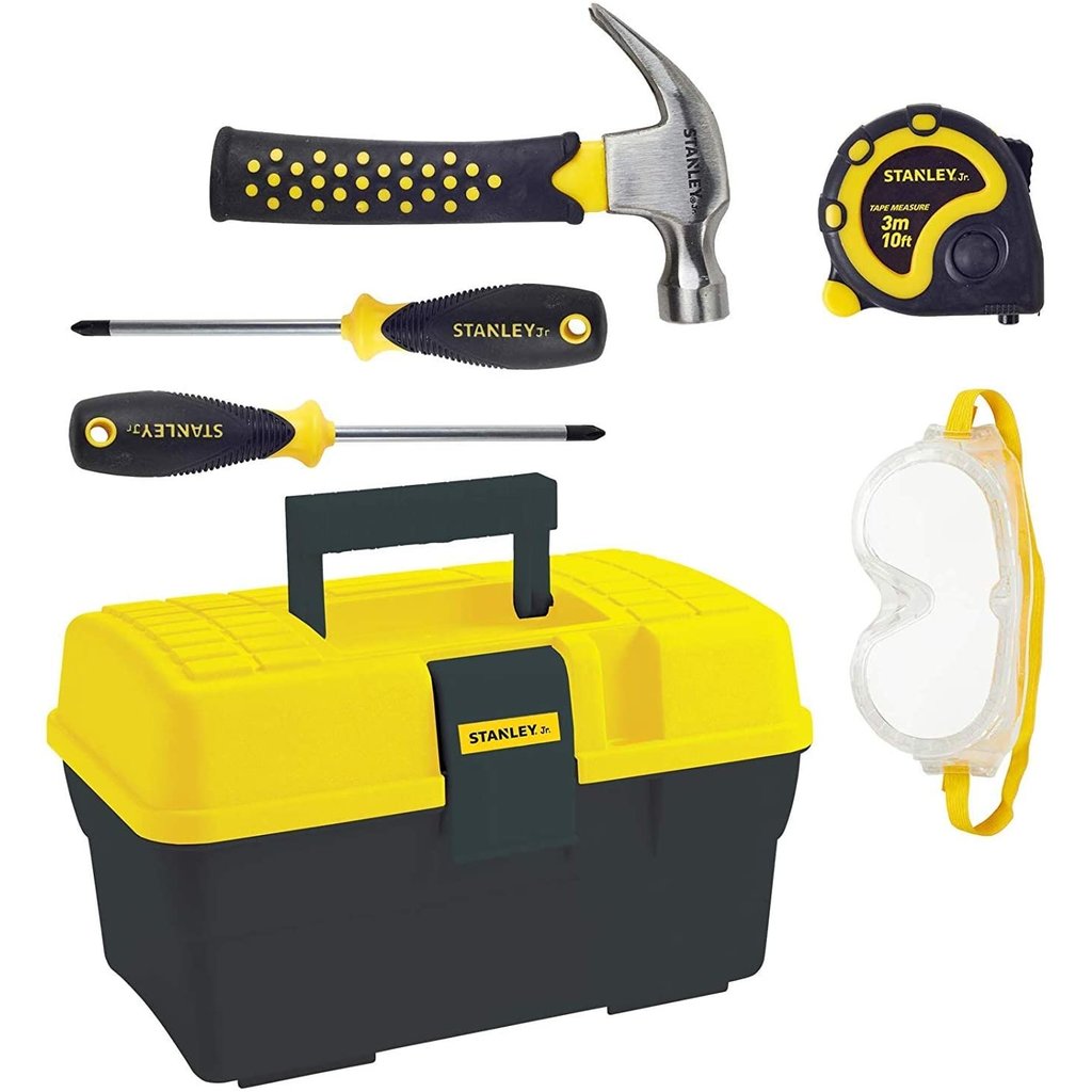 STANLEY 5 PIECE TOOLSET & TOOLBOX