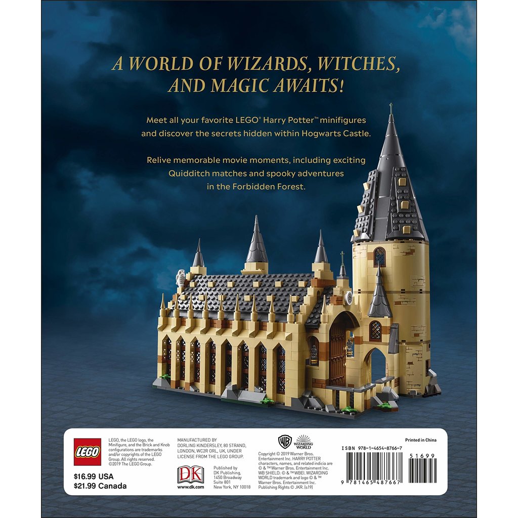 DK PUBLISHING LEGO HARRY POTTER MAGICAL GUIDE TO WIZARDING WORLD