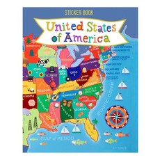 ROUND WORLD PRODUCTS STICKER BOOK UNITED STATES