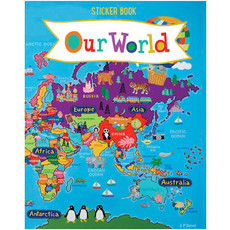 ROUND WORLD PRODUCTS STICKER BOOK WORLD