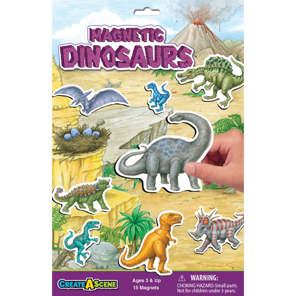 PLAYMONSTER CREATE A SCENE MAGNETIC DINOSAURS*