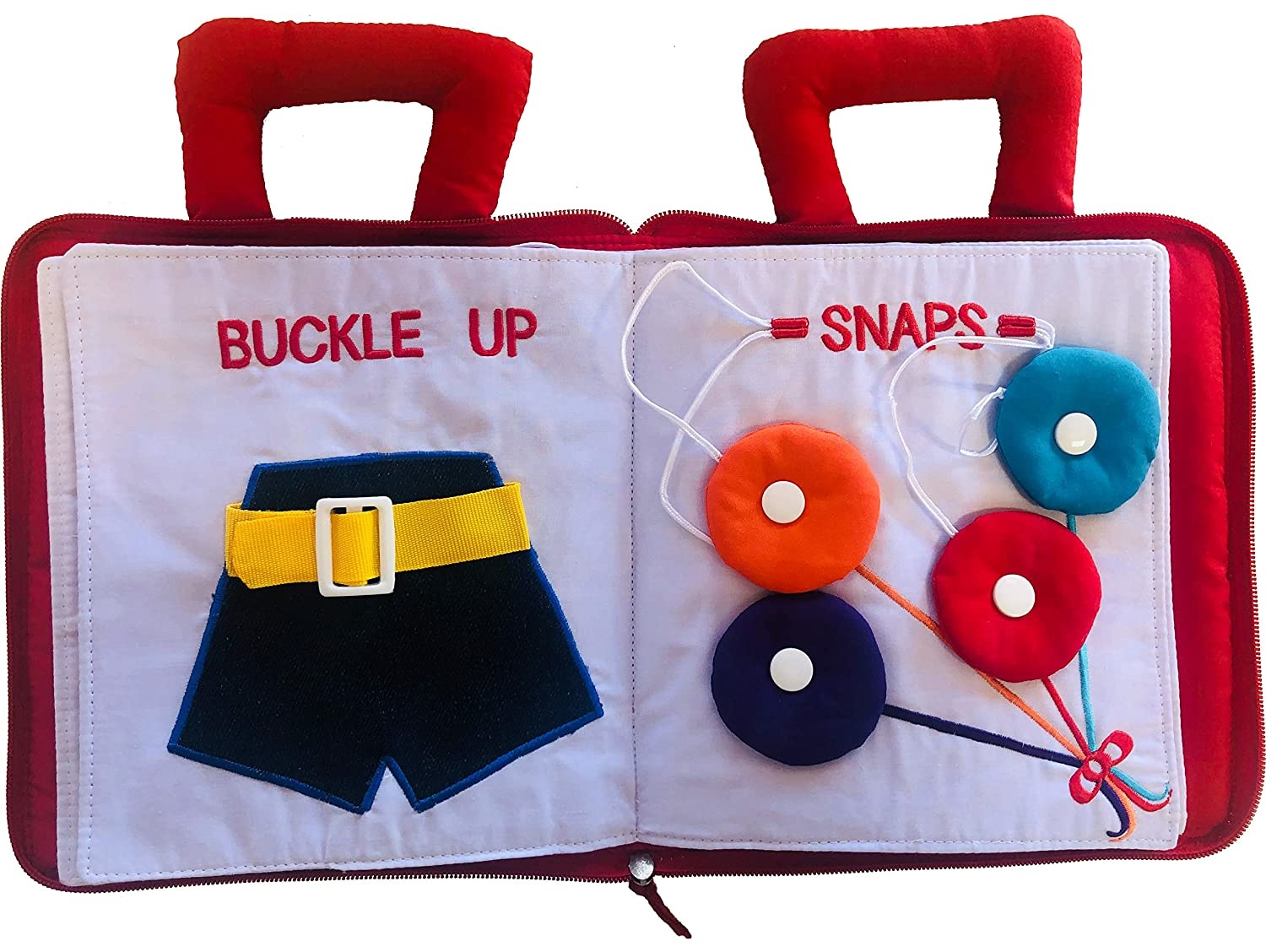 Fabric Quiet Book For Toddlers: UK Toy Safety Approved