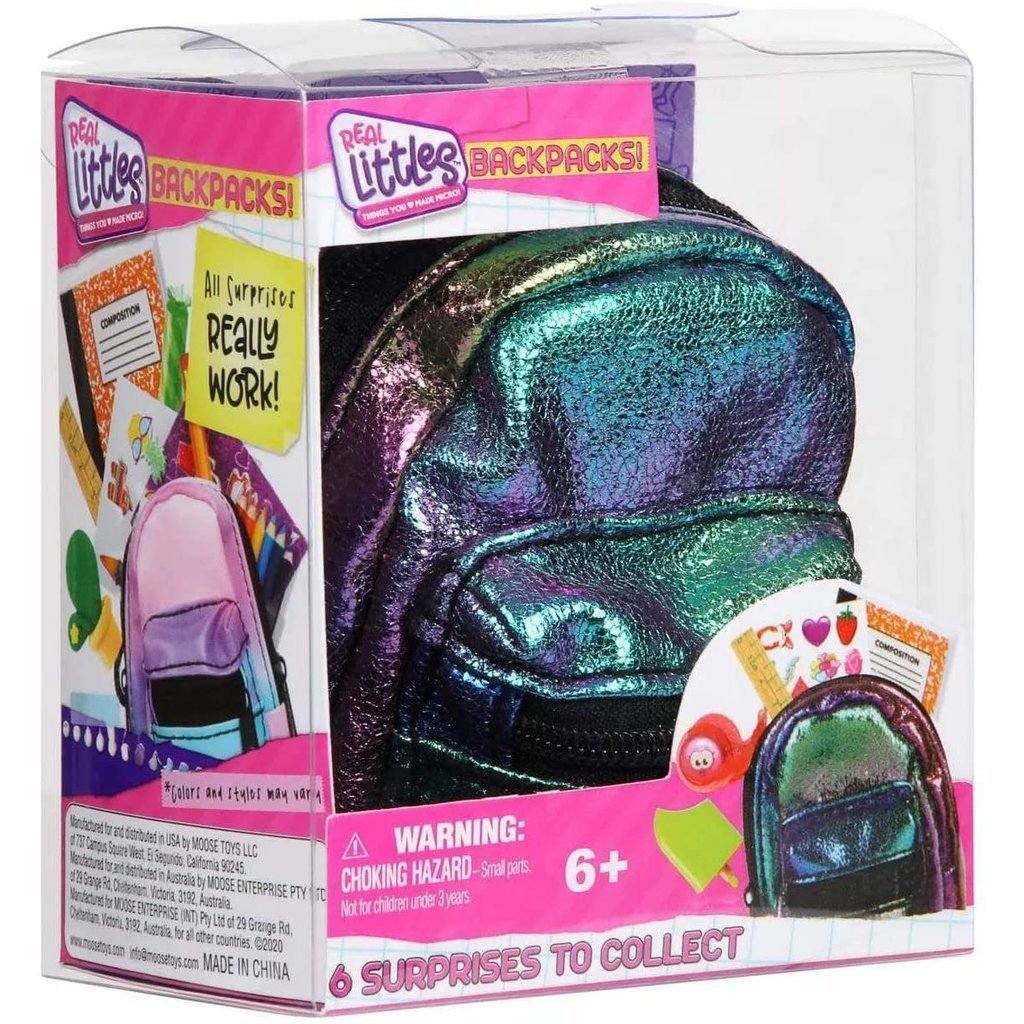 Shopkins Real Littles Toy Backpacks 