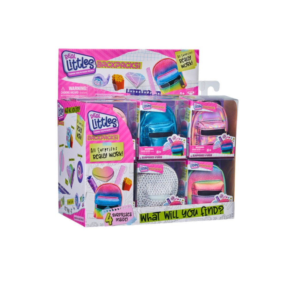 Real Littles Backpacks Miniature Surprise To Collect Blind Bag School  Supply Opening