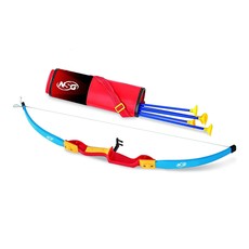 NATIONAL SPORTING GOODS DELUXE ARCHERY SET WITH TARGET