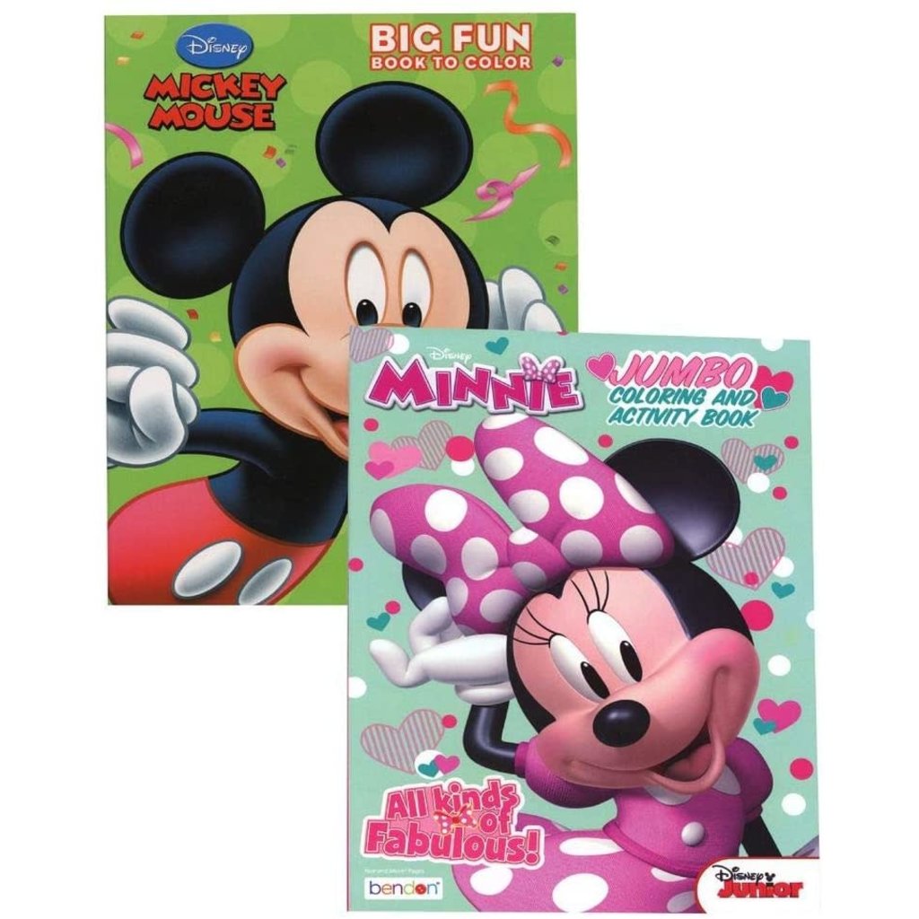 72 Wholesale Disney's Mickey Mouse Jumbo Coloring Books - at 