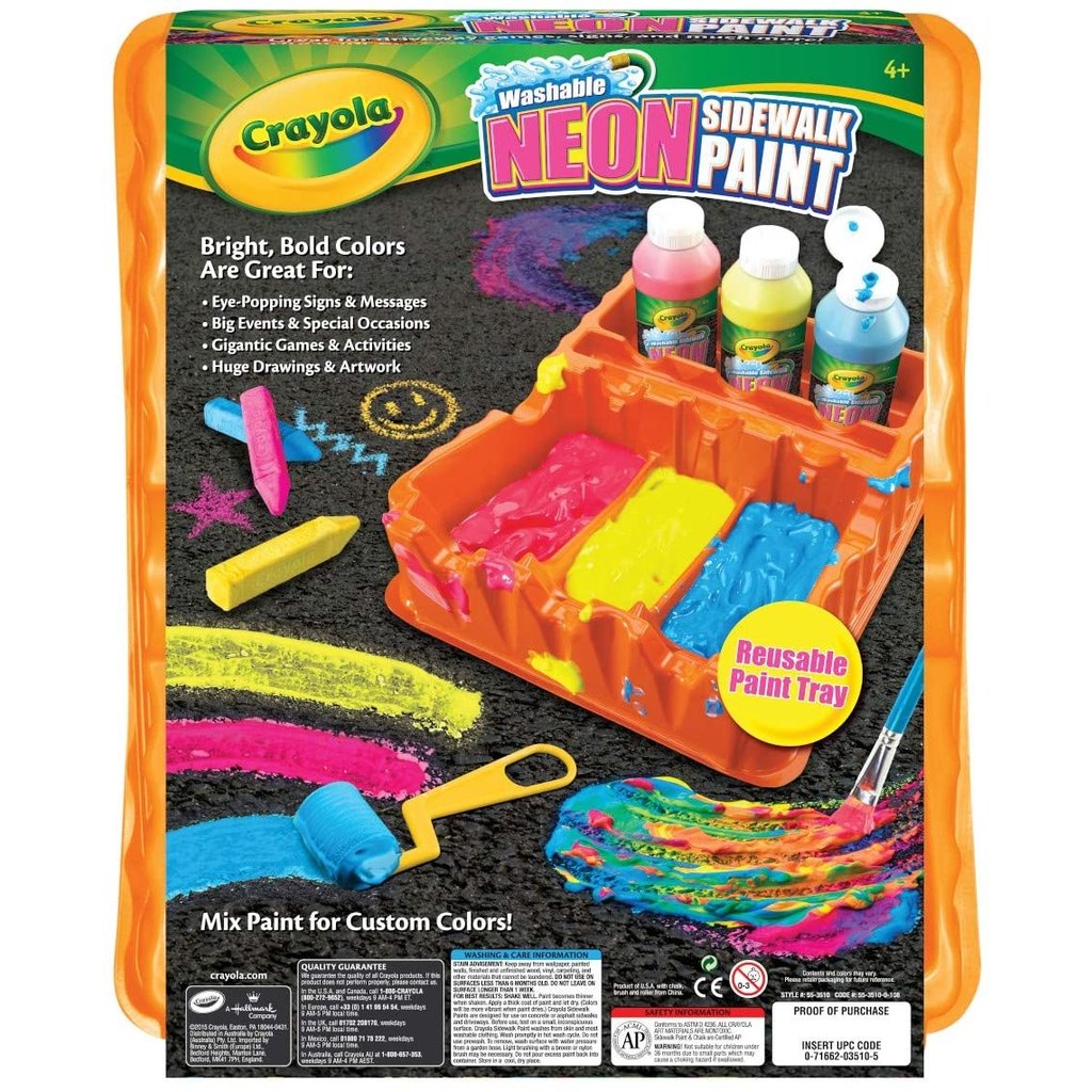 Crayola Sidewalk Paint, Washable!