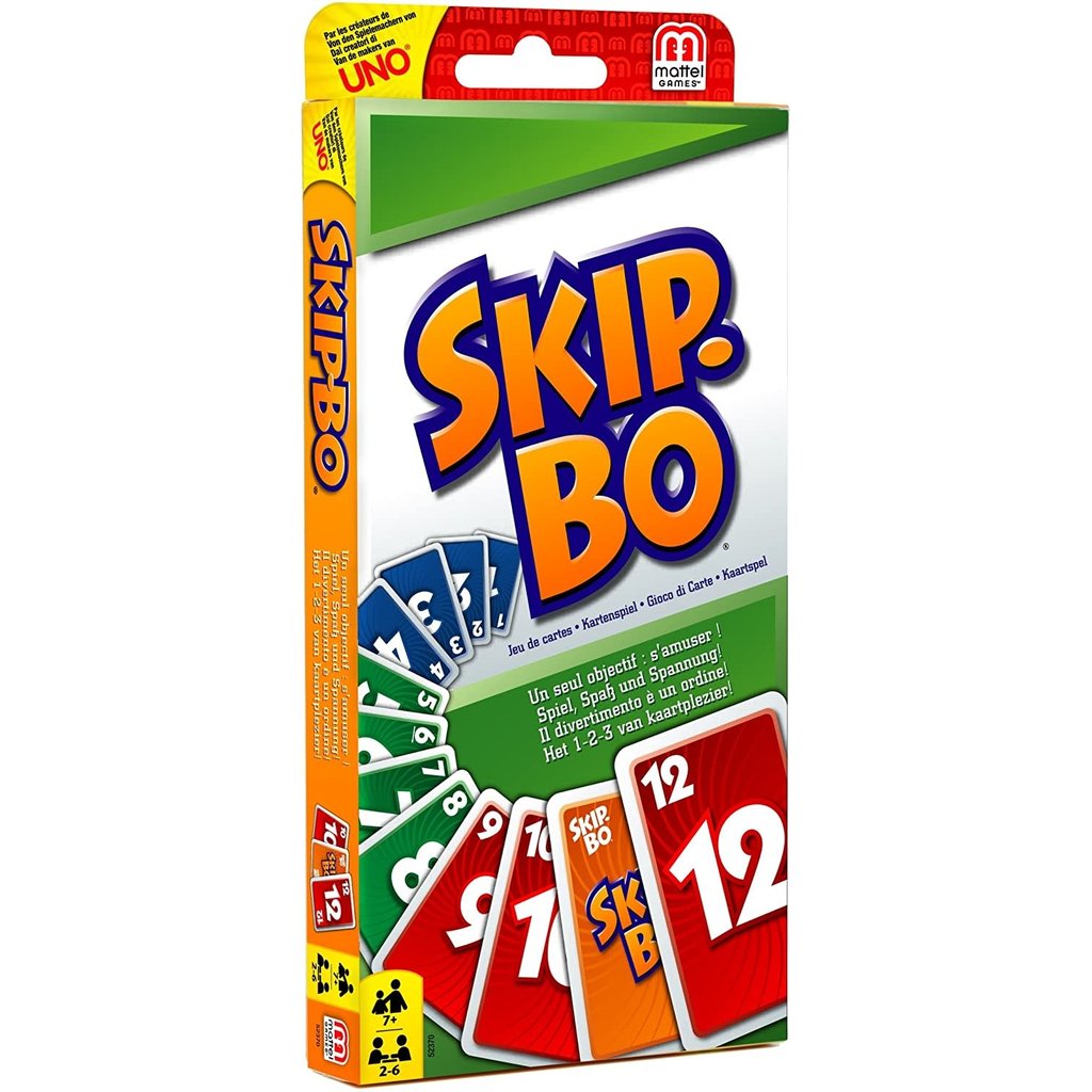  Mattel Games Skip-Bo Deluxe Card Game : Toys & Games