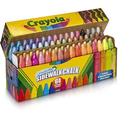 CRAYOLA 64 ULTIMATE SIDEWALK CHALK