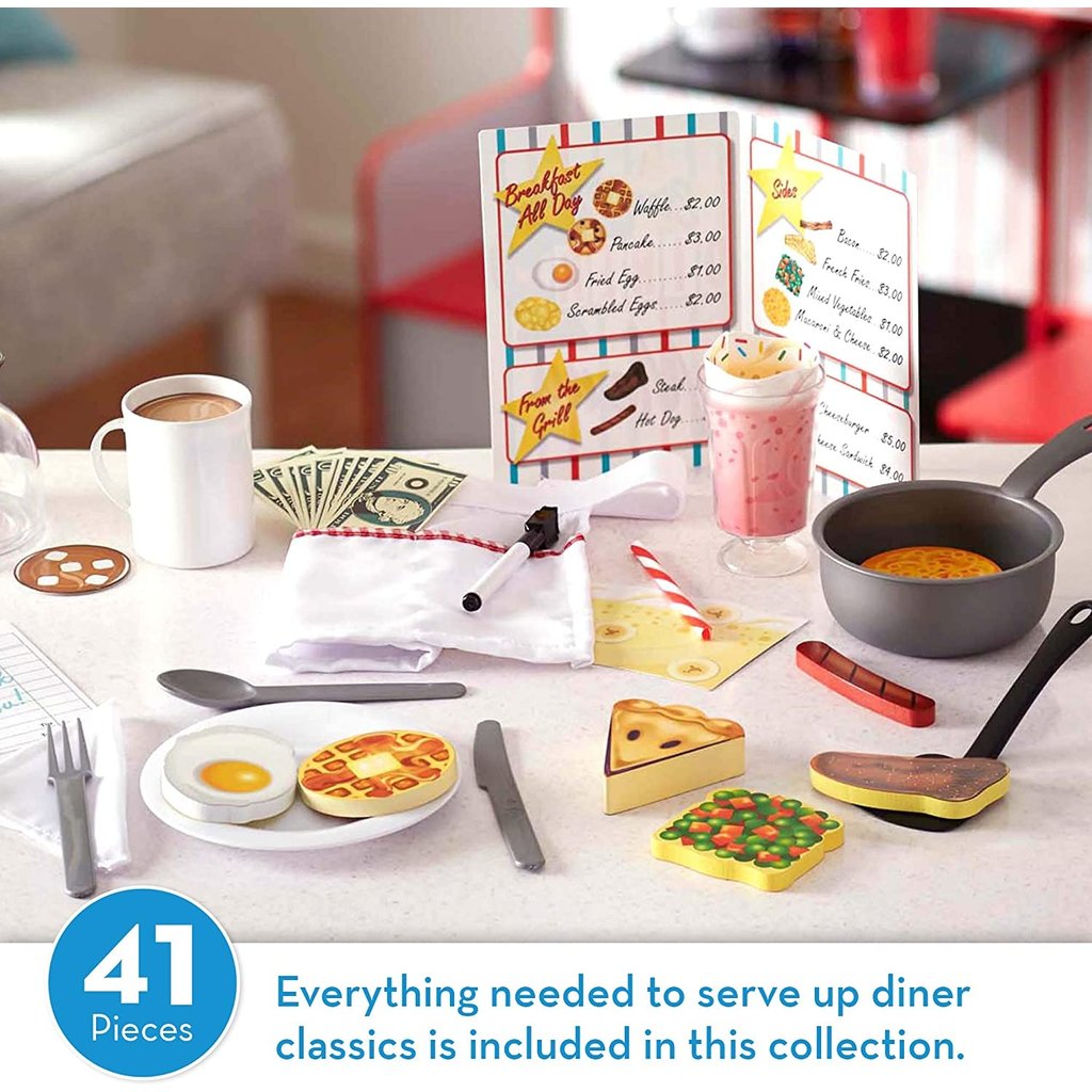 MELISSA AND DOUG STAR DINER RESTAURANT PLAY SET