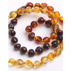 MOMMA GOOSE BABIES AMBER TEETHING NECKLACE