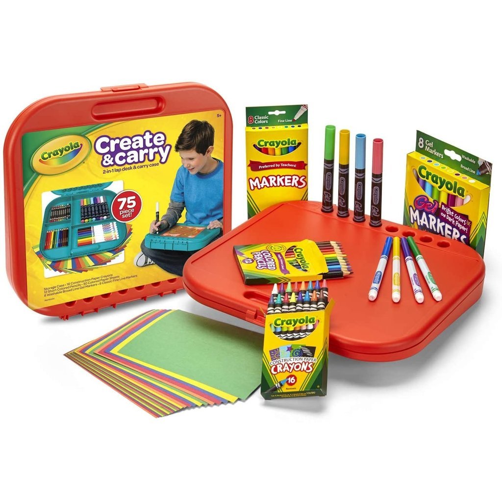 Colorations - Creative Artist Case - 150 pcs - Markers, Crayons, Colored  Pencils, Paper, Art Set for Kids, Coloring Kit, Washable