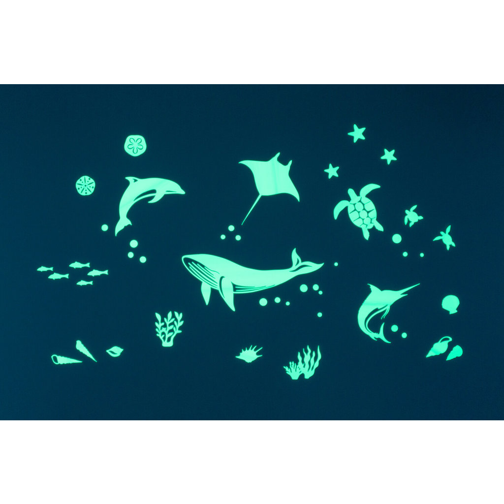 GLOPLAY Glow in the Dark Stickers: Tropical Fish – The Blue Marble + Little  Blue