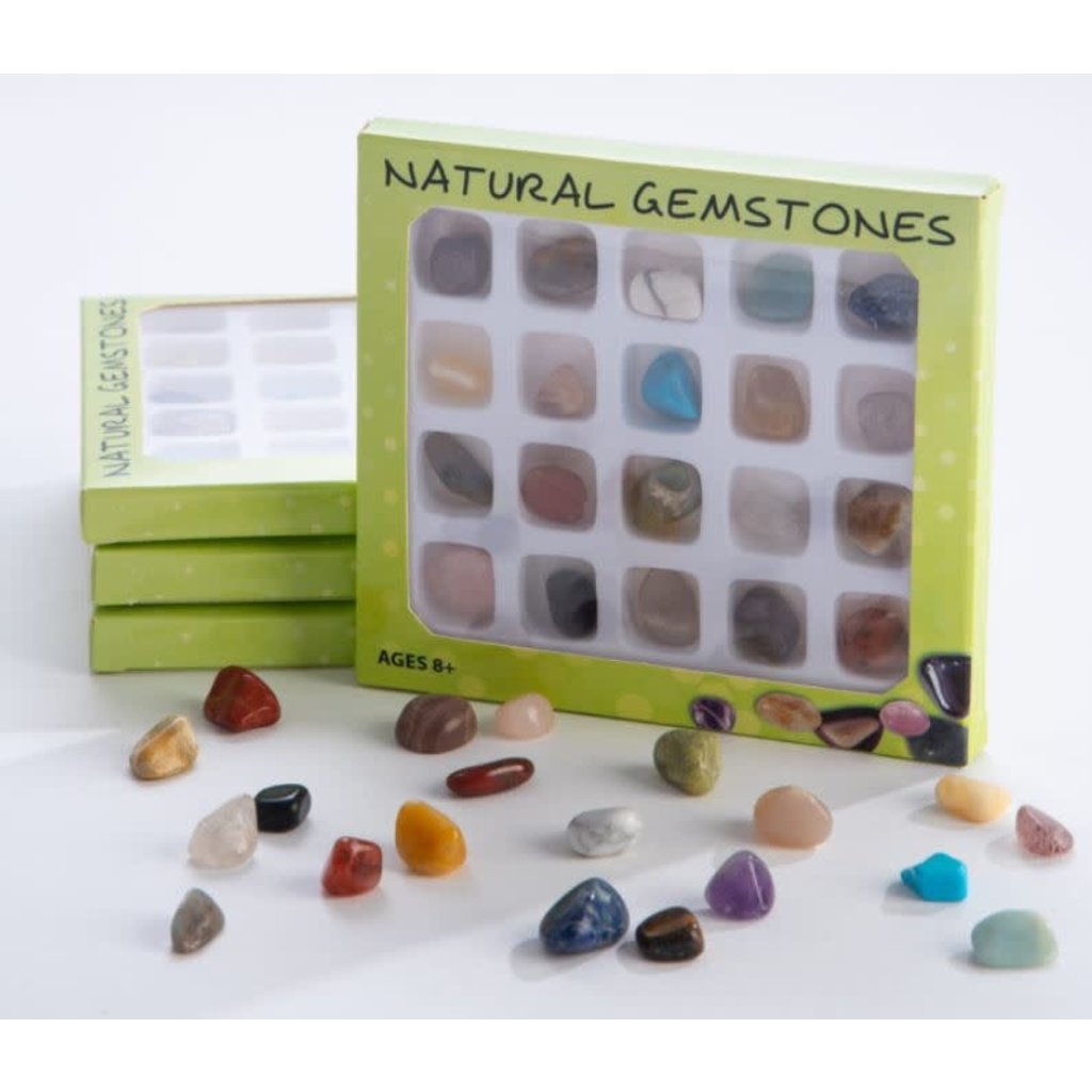 GEO CENTRAL NATURAL GEMSTONES COLLECTION BOX