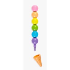 OOLY RAINBOW SCOOPS STACKING ERASABLE CRAYONS**